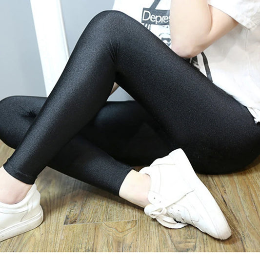 High-Waist Push‑Up Black Leggings – Seamless & Stretchy