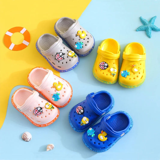 Toddler Garden Clogs | Summer Baby Sandals with Cute Cartoon Design