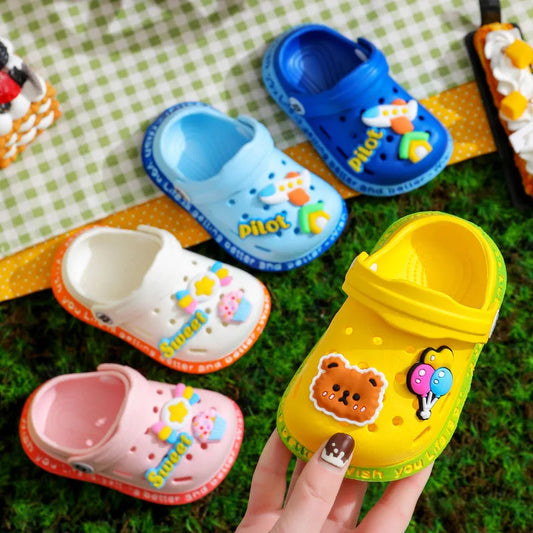 Toddler Garden Clogs | Summer Baby Sandals with Cute Cartoon Design